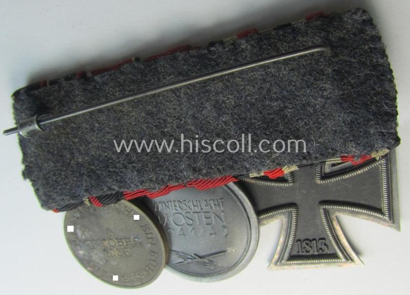 3-pieced WH (Heeres etc.) medal-bar (ie.: 'Ordenspange')