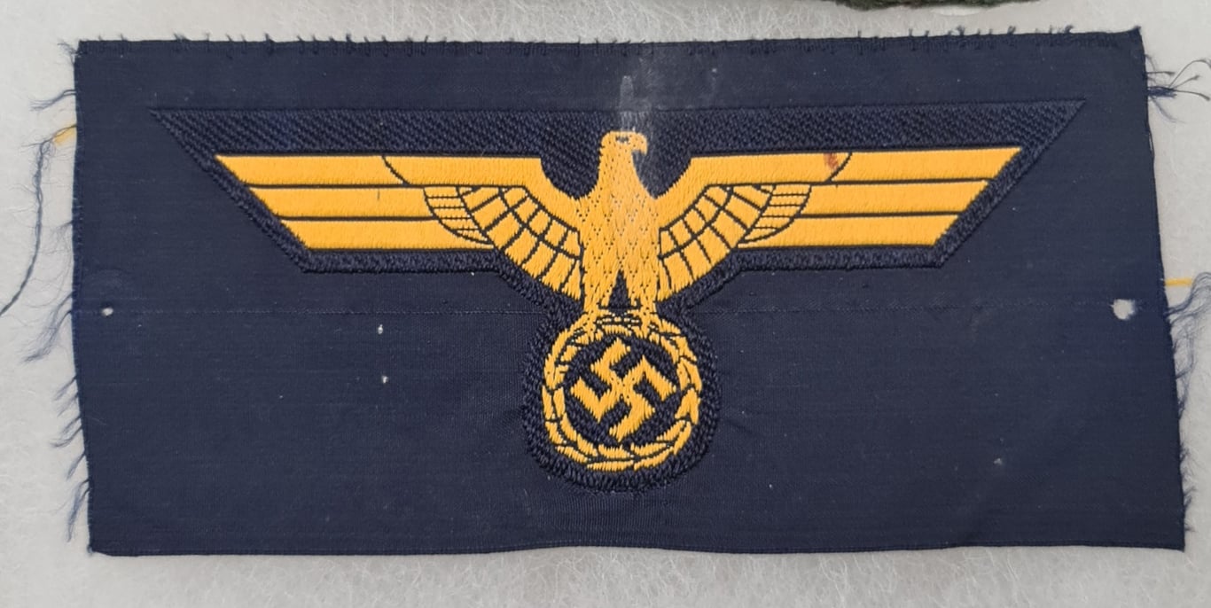 Uncut Kriegsmarine Cap Eagle