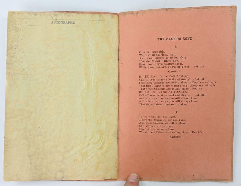 US WW2 54th Armoured Field Artillery Battallion Gratuation Booklet