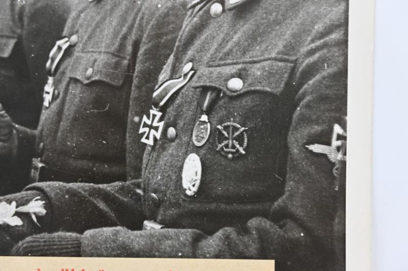 Flemish SS Press Photo 'Back from Eastern Front'