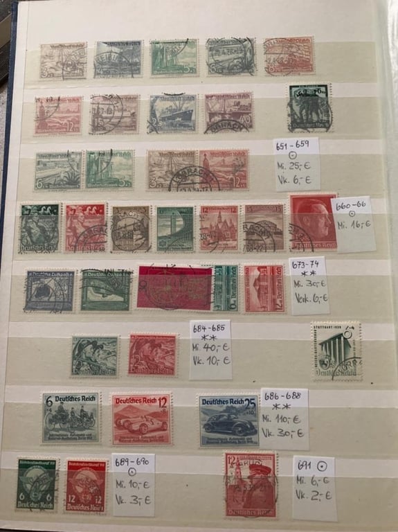 Stamp Album Number Three With Content Part One