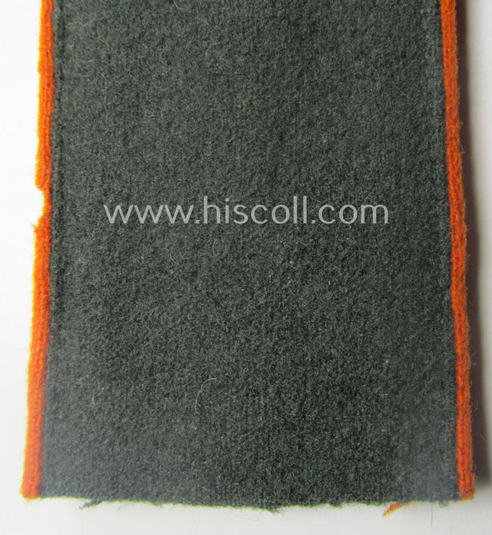 Single, early- (ie. pre-war-) period, WH (Heeres) (rounded-styled-), EM-type (ie. 'M36'-pattern-) shoulderstrap: 'Soldat einer Wehr-Ersatzdienstelle' (or: 'Feldgendarmerie'-unit)