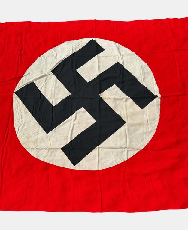 Large NSDAP Double-Sided  Flag – Dutch Wartime Manufacture