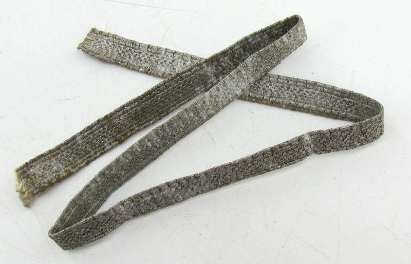Wehrmacht NCO ‘Unteroffizier’ silver collar tresse