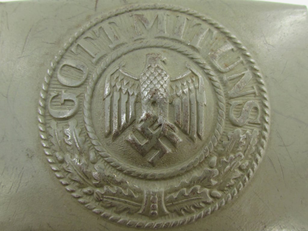 Wehrmacht (Heer) EM/NCO Steel Belt Buckle – Dr. Franke & Co. 1941