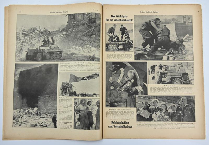 German Berliner Illustrierte Zeitung Newspaper 1942