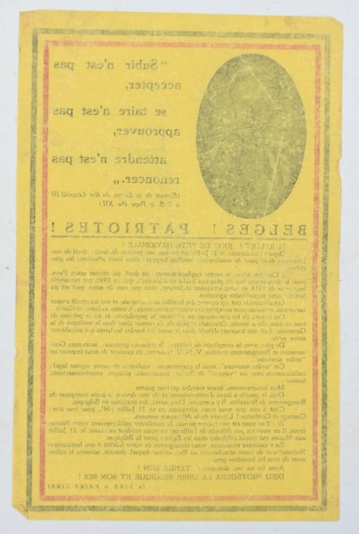 Belgian WW2 Flyer