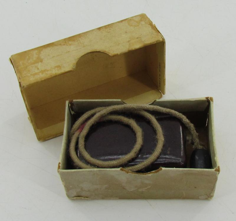 German Bakelite Razor Blade Sharpener in Original Box