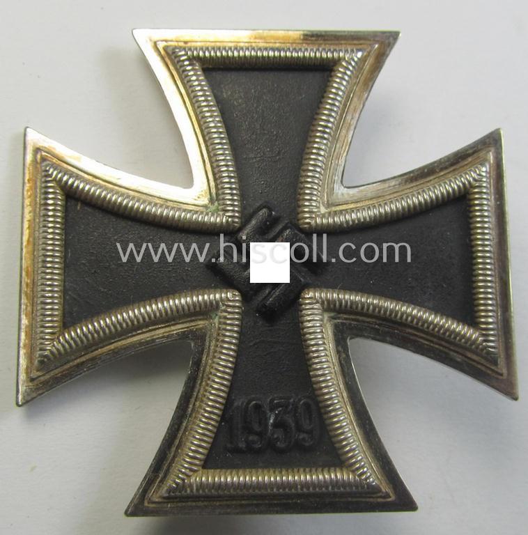 'Eisernes Kreuz 1. Kl.' in etui by the maker (ie. 'Hersteller'): 'Fritz Zimmermann'