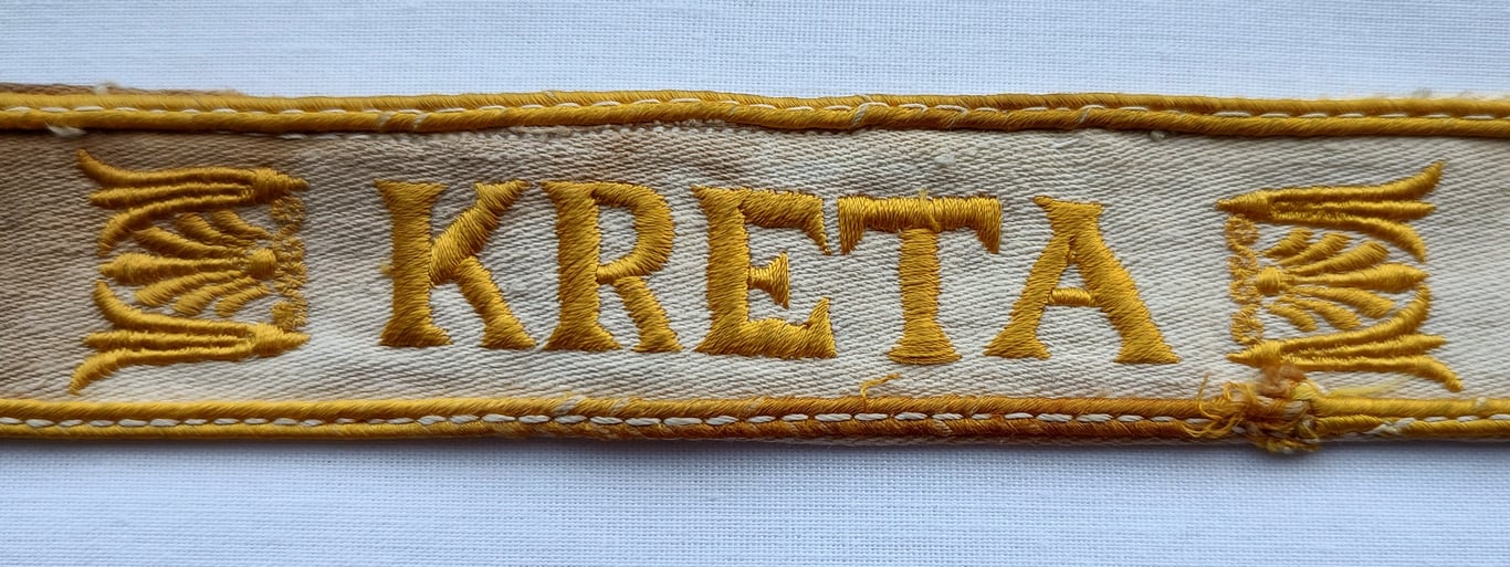 WH cuff-title ('Ärmelstreifen') : 'Kreta'