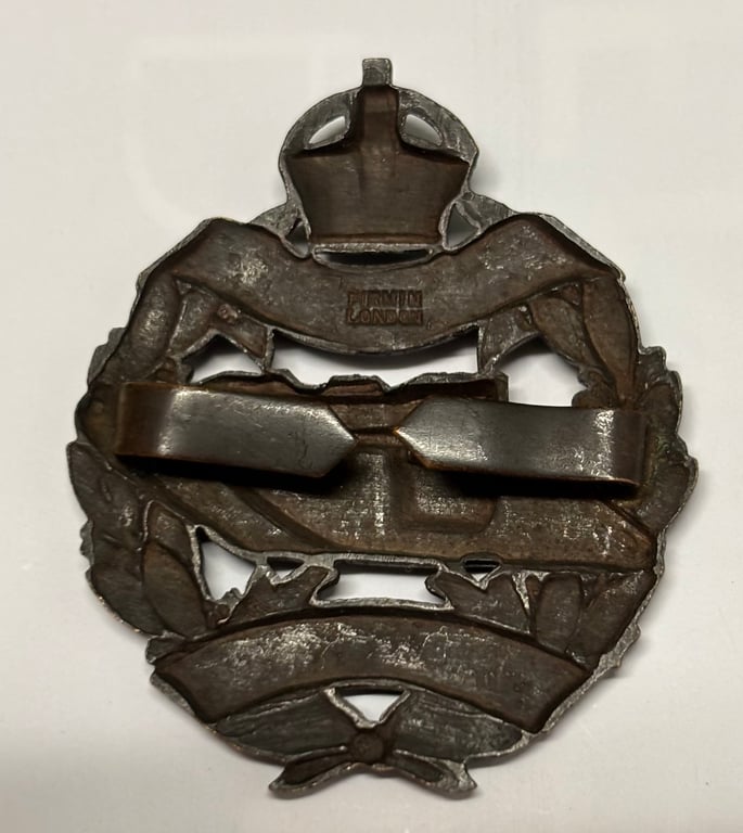 Original Officers Tank Corps Cap Badge