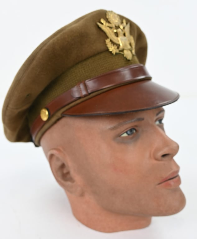 US WW2 Officers Cap R.J. Resetaritz