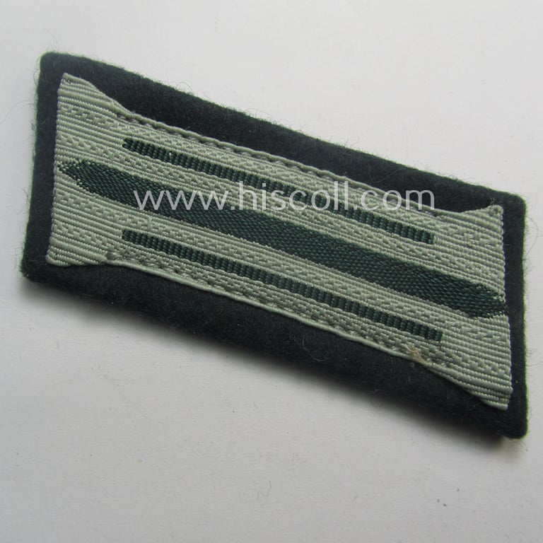 Pair of WH (Heeres) 'standard-issue'-pattern WH (Heeres) collar-tabs (or: 'Einheitskragenspiegel') being of the 'generic-pattern'