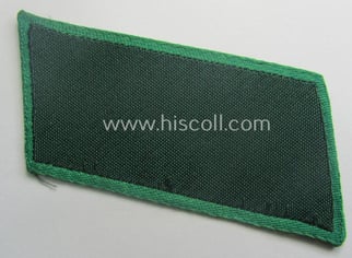 Regrettably single, (entirely!) 'BeVo'-woven, EM-pattern 'Ostvölker'-collar-tab as intended...