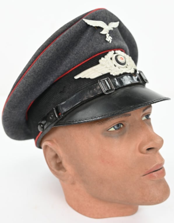 German LW Flak Visor Cap Flak Regiment 11