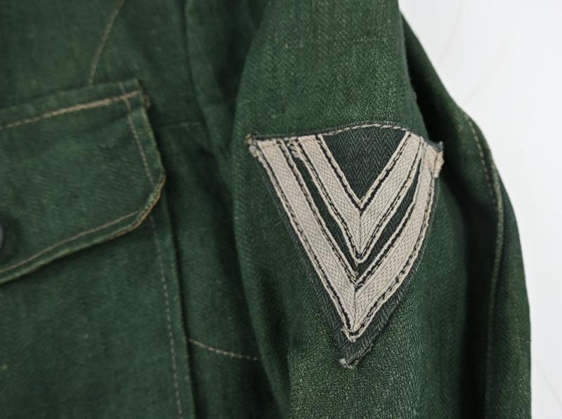 German WH M43 HBT Combat Tunic