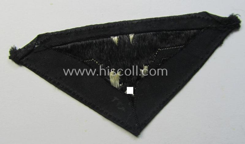 Superb - truly used and carefully cap-removed! - mid- (ie. later-) war-pattern 'Waffen-SS'-type, 'BeVo'-pattern, EM- (ie. NCO-) type side-cap eagle that comes in a moderately used- (ie. neatly confectioned and 'trapezoid-shaped'-), condition