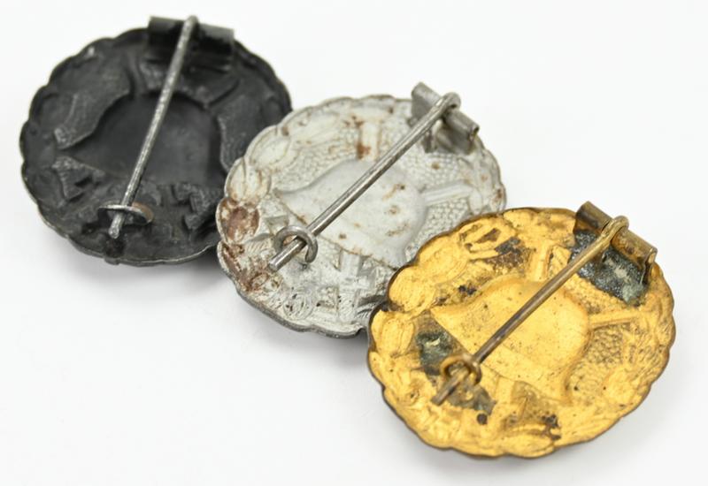 German WW1 Wound Badge Set
