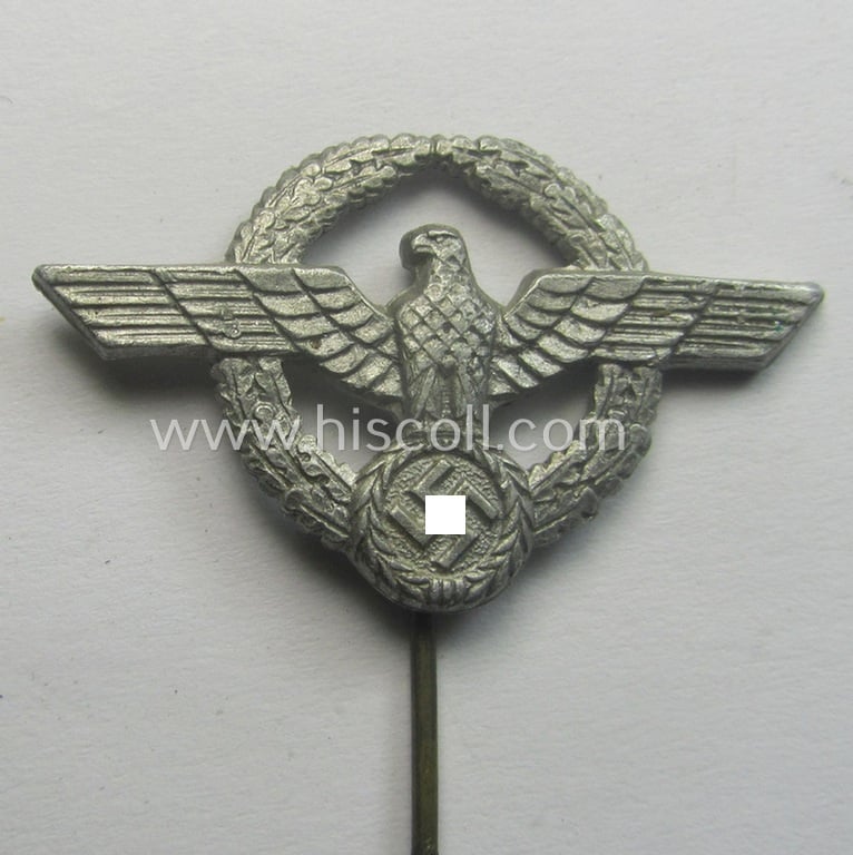 'Deutsche Polizei' (or: German police) lapel-pin sigifying membership witin the 'Deutsche Polizei' as was intended for usage on the civil-attire
