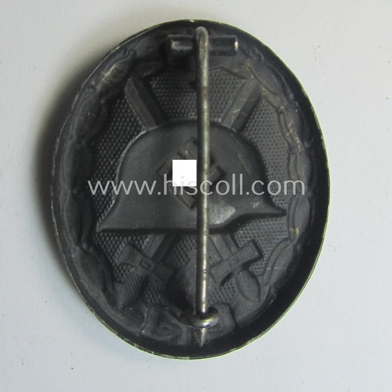 Neat - albeit non-maker-marked and magnetic! - example of a black-class wound-badge (or: 'Verwundeten-Abzeichen in Schwarz') that comes in an overall nice- (ie. I deem just minimally used-), condition