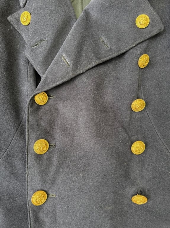 Kriegsmarine Officers Greatcoat With Insignia Maker Marked