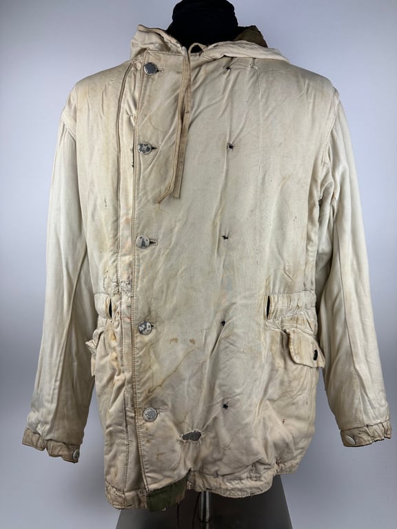WW2 German Wehrmacht Reversible Camouflage Winter Parka.