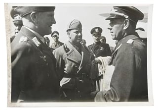 Italian WW2 Press Photo 'Graf Ciano'