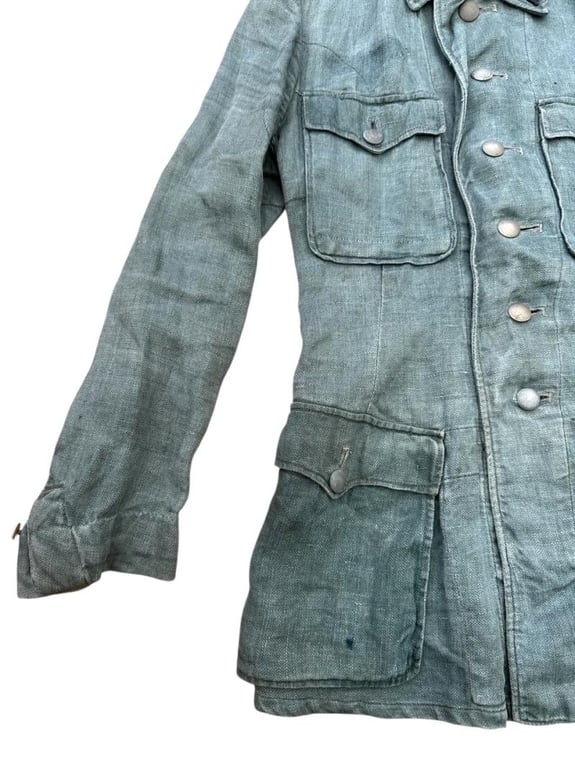 Wehrmacht ( Heer ) ‘Drillich’ (HBT) M42 Field Blouse (Feldbluse)