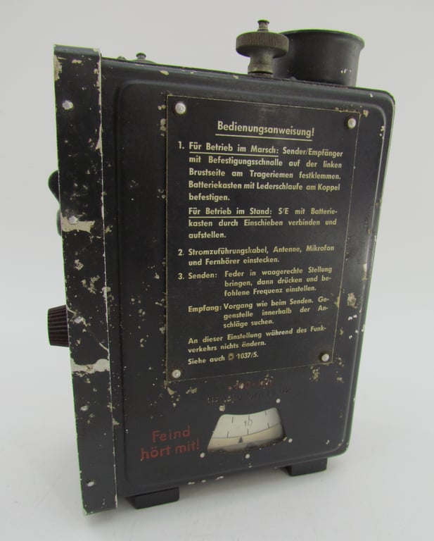 Wehrmacht Dorette Radio Set with Original Transport Box