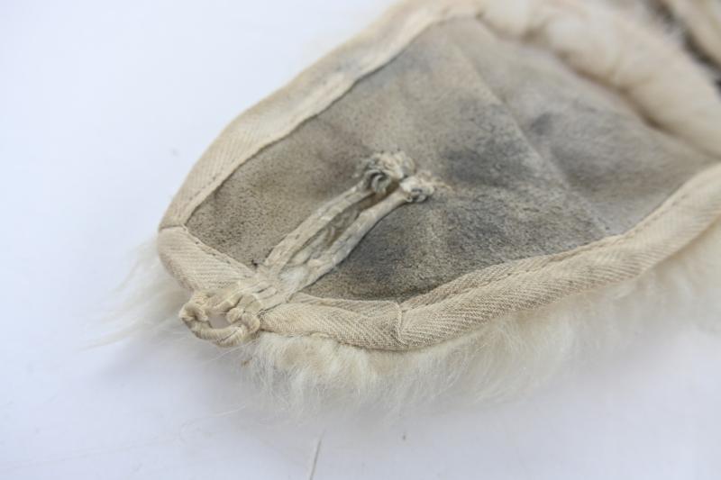 German LW White Winter Fur Cap