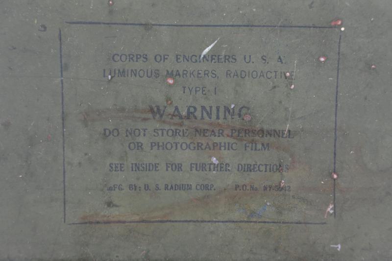US WW2 Illuminating Disc Stock Case