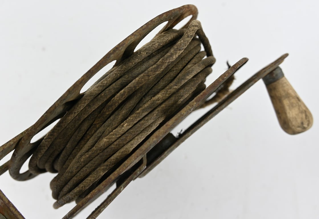 German WH Signal Troops Cable Reel with Cable
