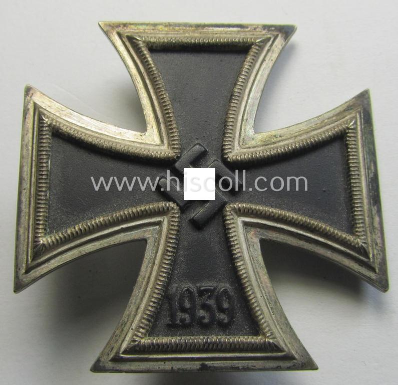 Superb, 'Eisernes Kreuz 1. Klasse' (ie. Iron Cross 1st class) being an (I deem) early-war-period-produced (albeit non-maker-marked) example and that comes complete in its specific etui as issued and/or recently found
