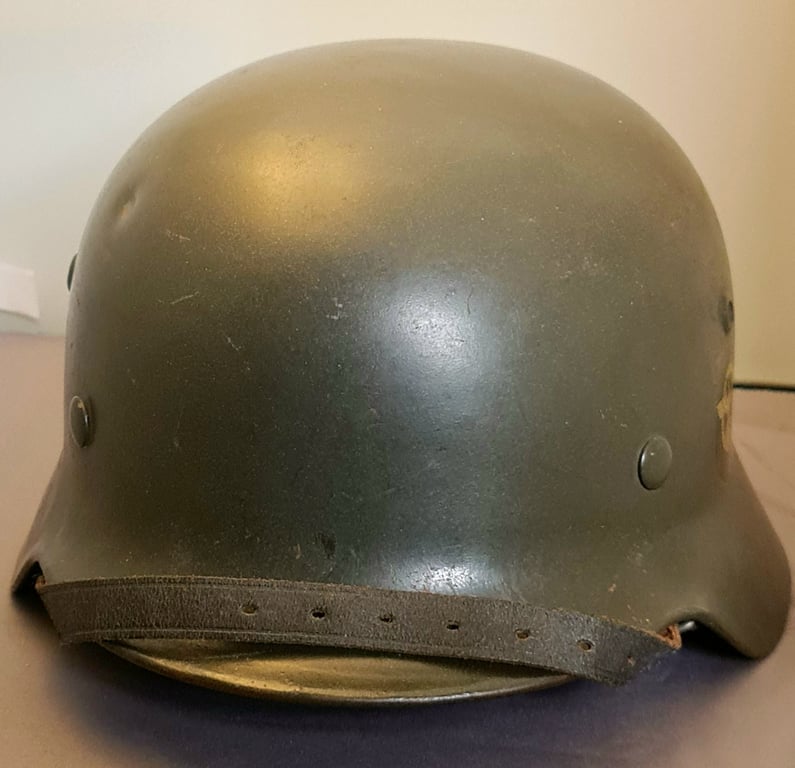 Double Decal Apple Green Police Helmet