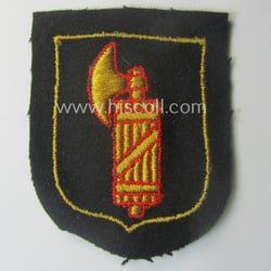 Waffen-SS 'volunteer'-arm-shield as was intended for usage by...