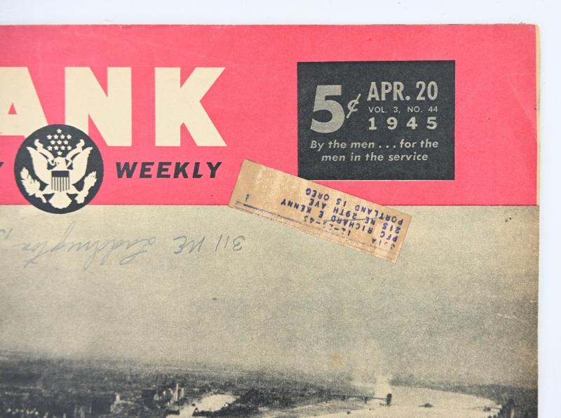 US WW2 Yank Magazine April 20, 1945