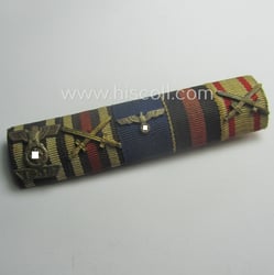 5-pieced, WWI- (ie. WWII-) period ribbon-bar (ie. 'Feld-...