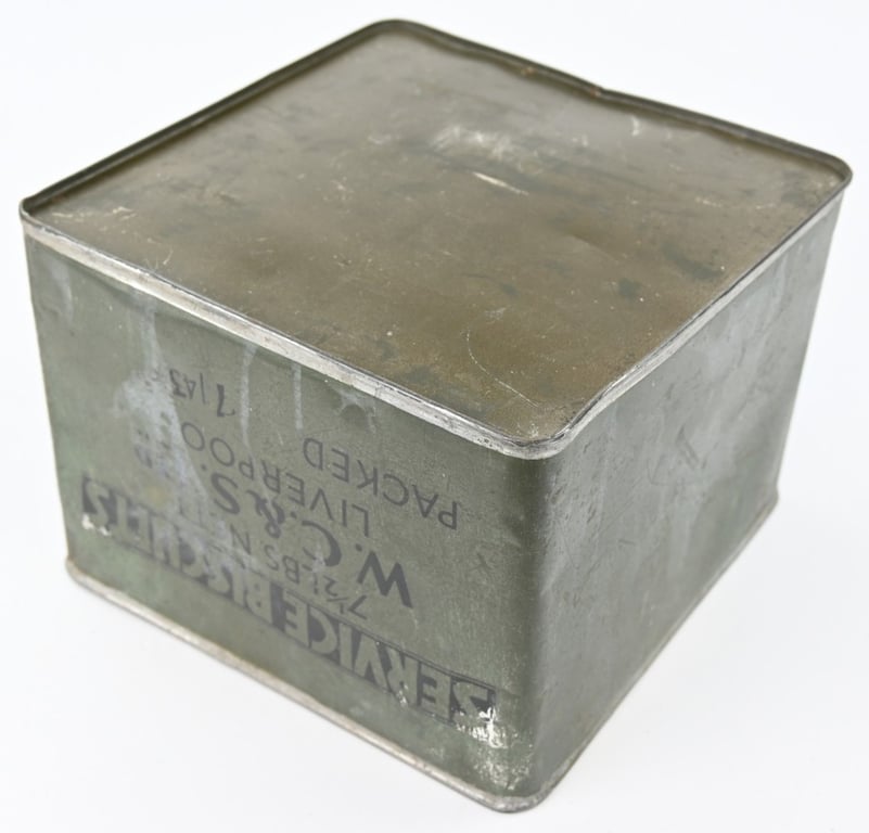 British WW2 Ration Box of Biscuits 1943