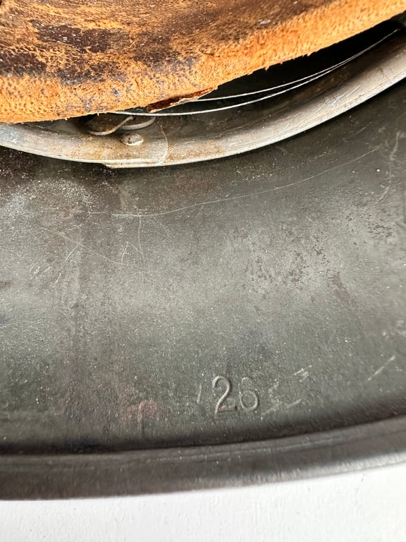 Untoched SD M40 Wehrmacht Helmet "ET66"