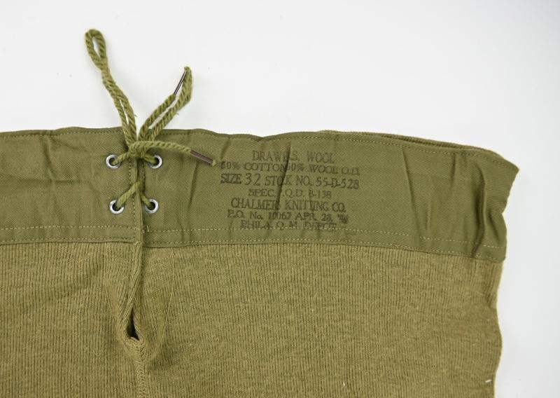 US WW2 Wool Drawers 1944