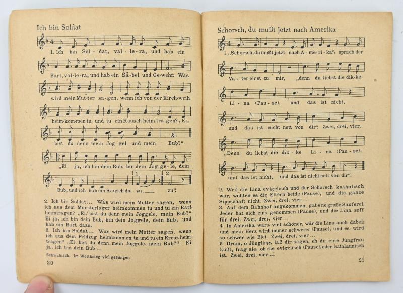 German Hitler Youth Songbook