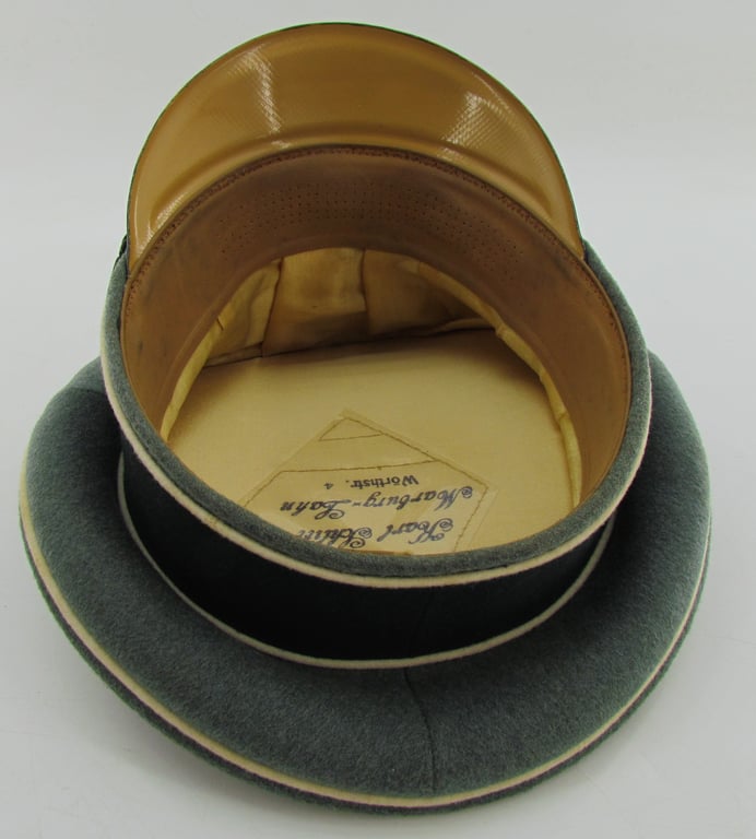 Wehrmacht (Heer) Infantry EM/NCO Visor Cap (Stone Mint)