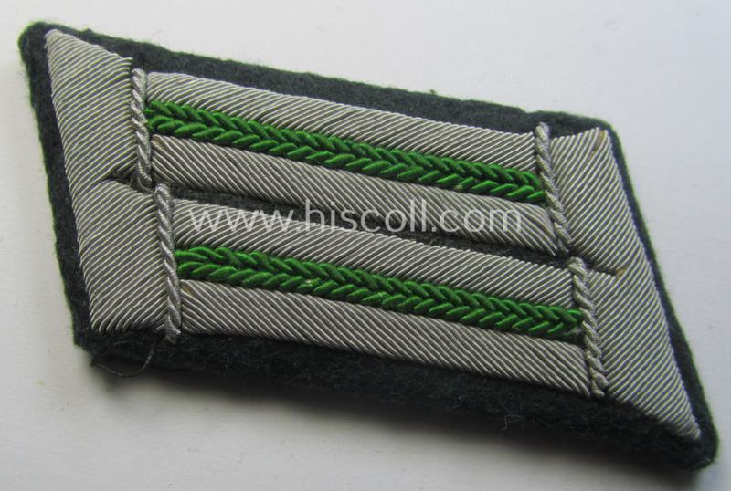 Pair of WH (Heeres) collar-tabs (ie. 'Kragenspiegel für Offiziere'): 'Panzer-Grenadier-Truppen'