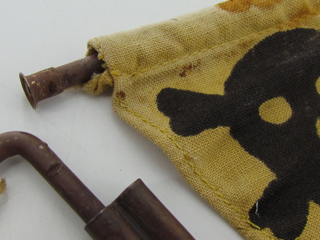 Wehrmacht Gas Warning Flags – Gaswarnfähnchen – Set of Six