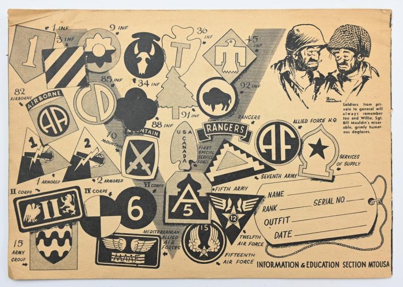 US WW2 Booklet 'Mission Accomplished'