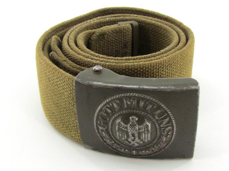 WH (Heer) ‘Afrikakorps’ Tropical Belt & Buckle 1941