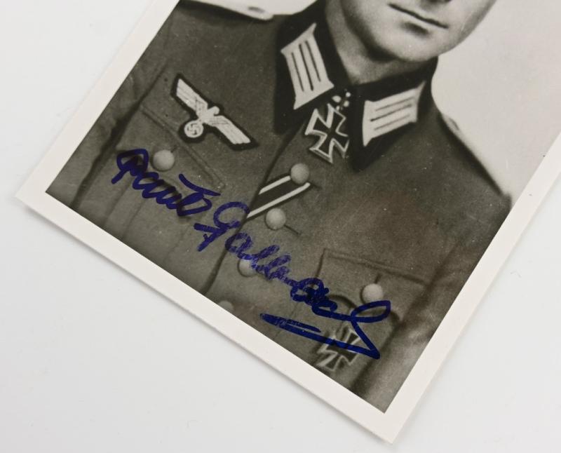 Signature of Wehrmacht Heer KC Recipient 'Paul Golbach'