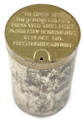 British WW2 Tin Can of Tabacco Full.