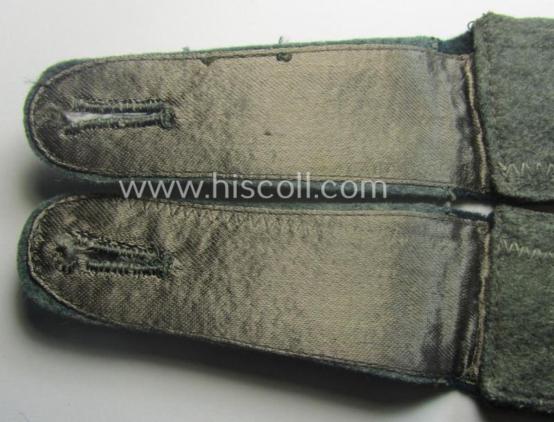 Pair of WH (Heeres) - I deem - early- (ie. mid-) war-period- (ie. 'M40'-pattern) EM-type shoulderstraps: 'Soldat einer Pionier-Abtlgs.'