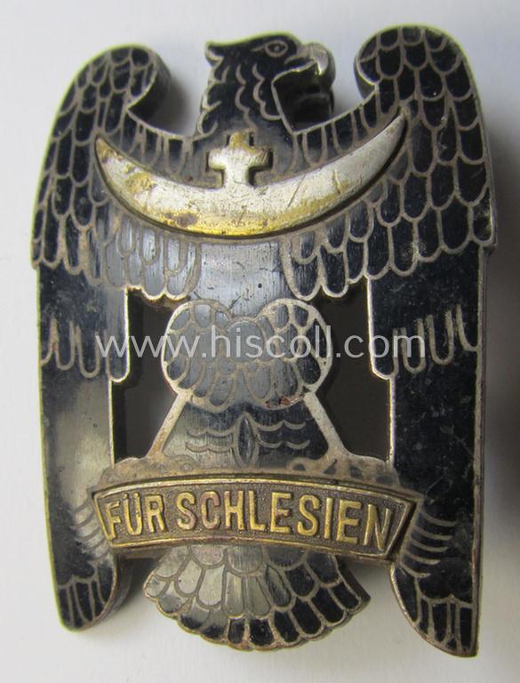 Superb - and not that easily found! - 'Schlesisches Bewährungsabzeichen der I. Stufe ohne Schwerter' (being an unmarked- and I deem 'Extra Qualität'-example, as was produced by an unidentified maker)